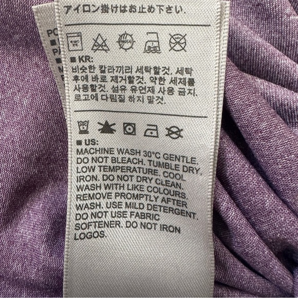 KJUS Polo Womens Medium Signe Engineered Performance Golf Heather Purple UPF 30 - Picture 7 of 9